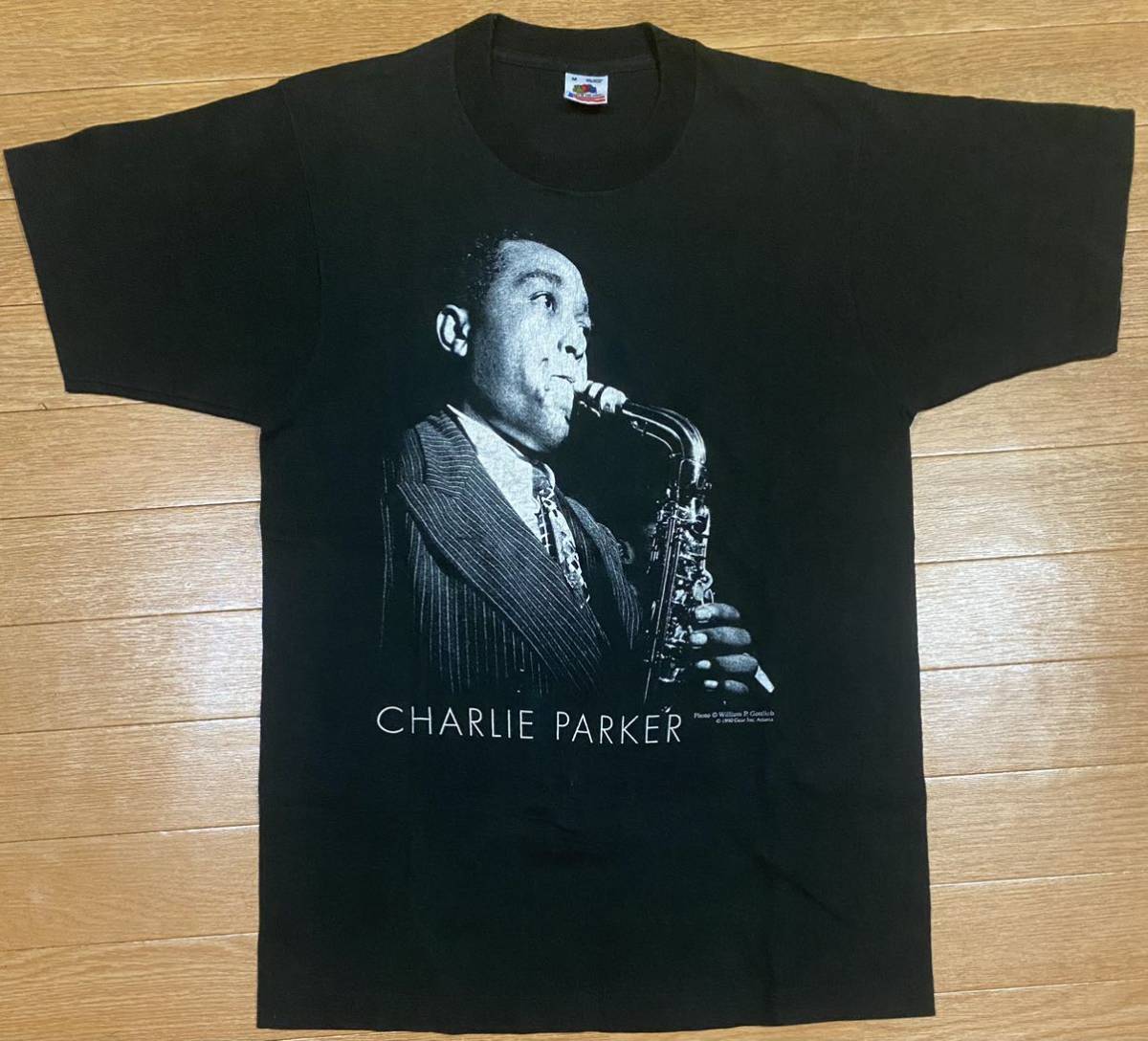 安い，低価 レア 90s Charlie Parker ビンテージ Tシャツ M USA製 JAZZ vintage 古着 / miles davis john coltrane herbie hancock jimi hendrix(Tシャツ)｜売買されたオークション情報、yahooの商品情報をアーカイブ公開 - オークファ Tシャツ