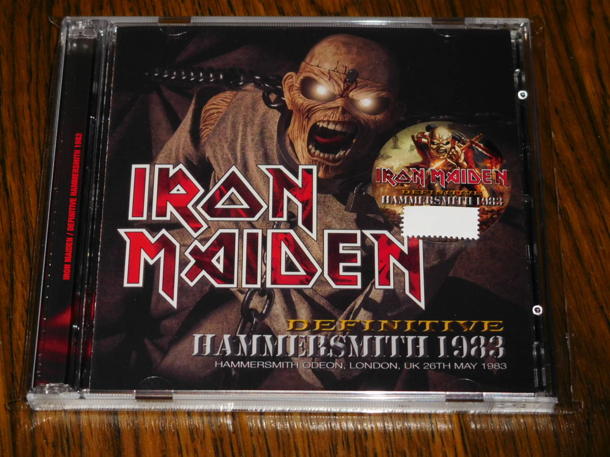HOT，安い IRON MAIDEN / DEFINITIVE HAMMERSMITH 1983 初回ナンバリングステッカー付 ZODIAC NWOBHM(Iron Maiden)｜売買されたオークション情報、yahooの商品情報をアーカイブ公開 - オークファン Iron Maiden