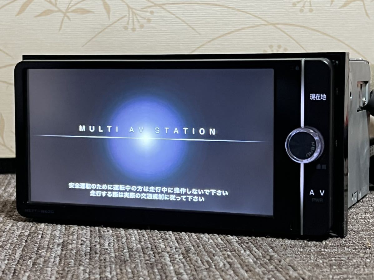 ☆トヨタ純正 SDナビ ( NSZT-W62G )S.NO ( WK130742 ) DVD Bluetooth 