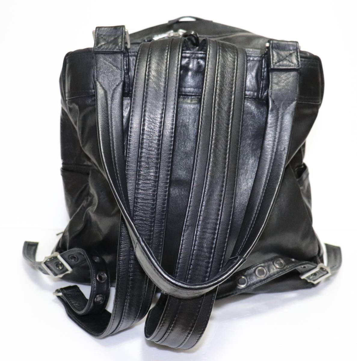 新品 本物 KMRii Leather Tote Backback レザー バッグ リュック 2002