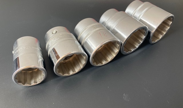 Snap-on スナップオン 3/4差込 12角ソケット 5本セット [LDHM272/322