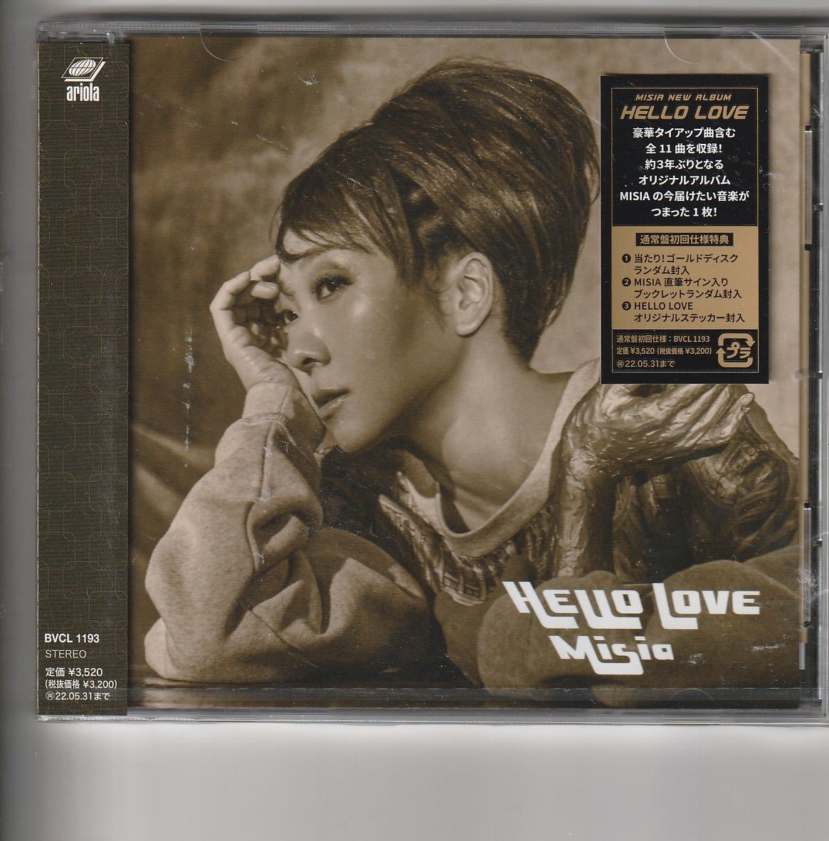  通常盤初回仕様 MISIA HELLO LOVE ミーシャ(Misia)｜売買されたオークション情報、yahooの商品情報をアーカイブ公開 - オークファン ま行