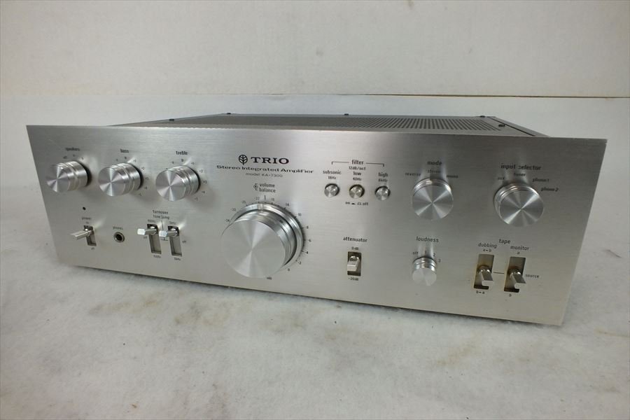 TRIO プリメインアンプ トリオ KA-7300 ビンテージ - KA-7300D Yahoo