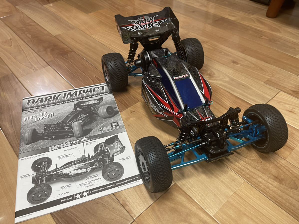 ラジコン・ドローン Tamiya DF-03 ラジコンカー タミヤ ダークインパクト