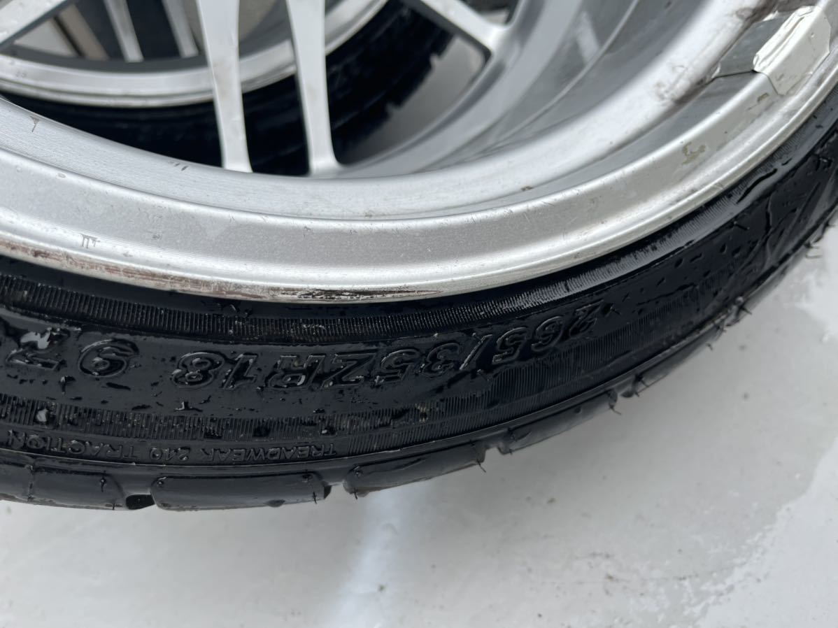 RPF1 18インチ 2本 18×10.5j+15 PCD114.3 180SX シルビア チェイサー  