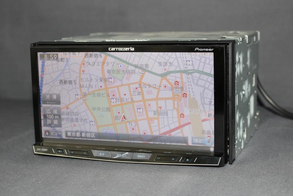 カロッツェリアHDDカーナビゲーション AVIC-ZH0007 地図2022年