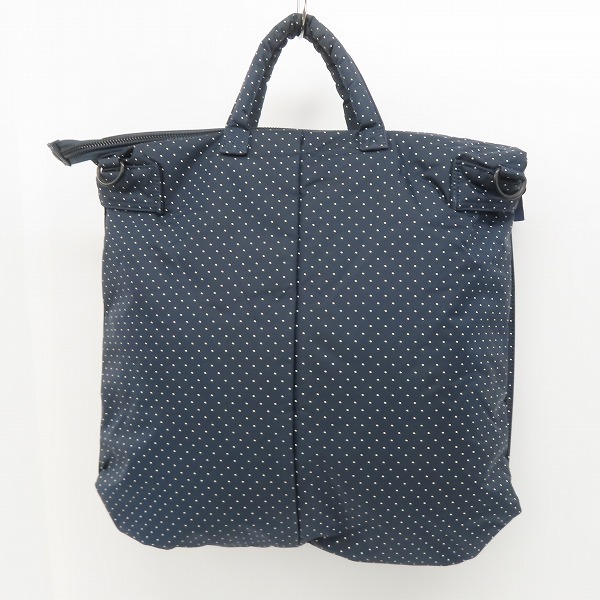 HEAD PORTER/ヘッドポーター MASTERNAVY 2WAY ドット ヘルメットバッグ  