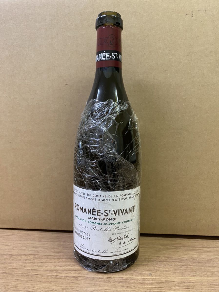 DRC ROMANÉE-ST-VIVANT 1990 の空瓶 Romanée St. Vivant 1990 Domaine