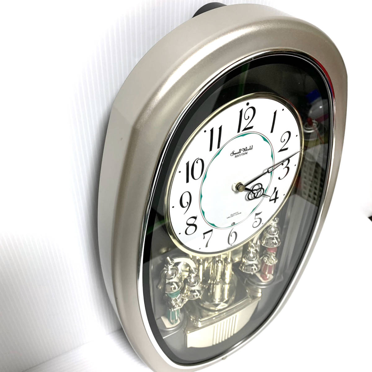 リズム時計 RHYTHM スモールワールド 掛け時計 リズム - SmallWorld 