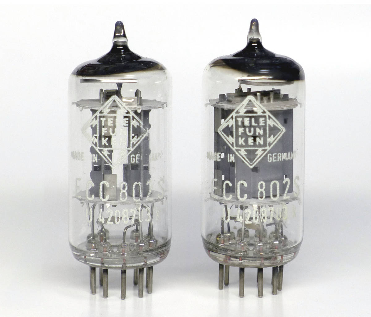 真空管 ECC802s TELEFUNKEN 1本 ドイツ TELEFUNKEN テレフンケン