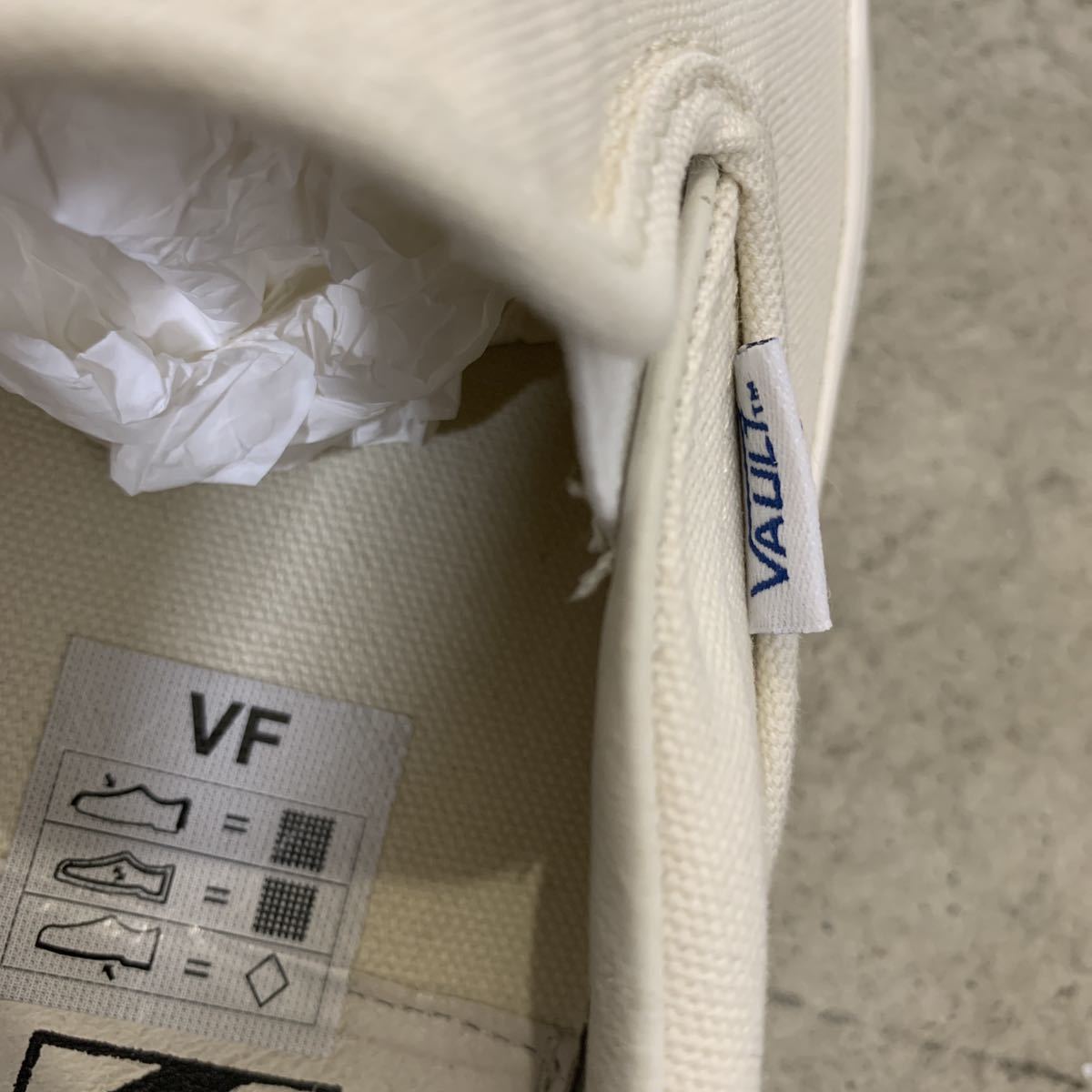 VANS VAULT OG SLIP ON LXスリッポン ホワイト 26 白 WHITE CT cons 