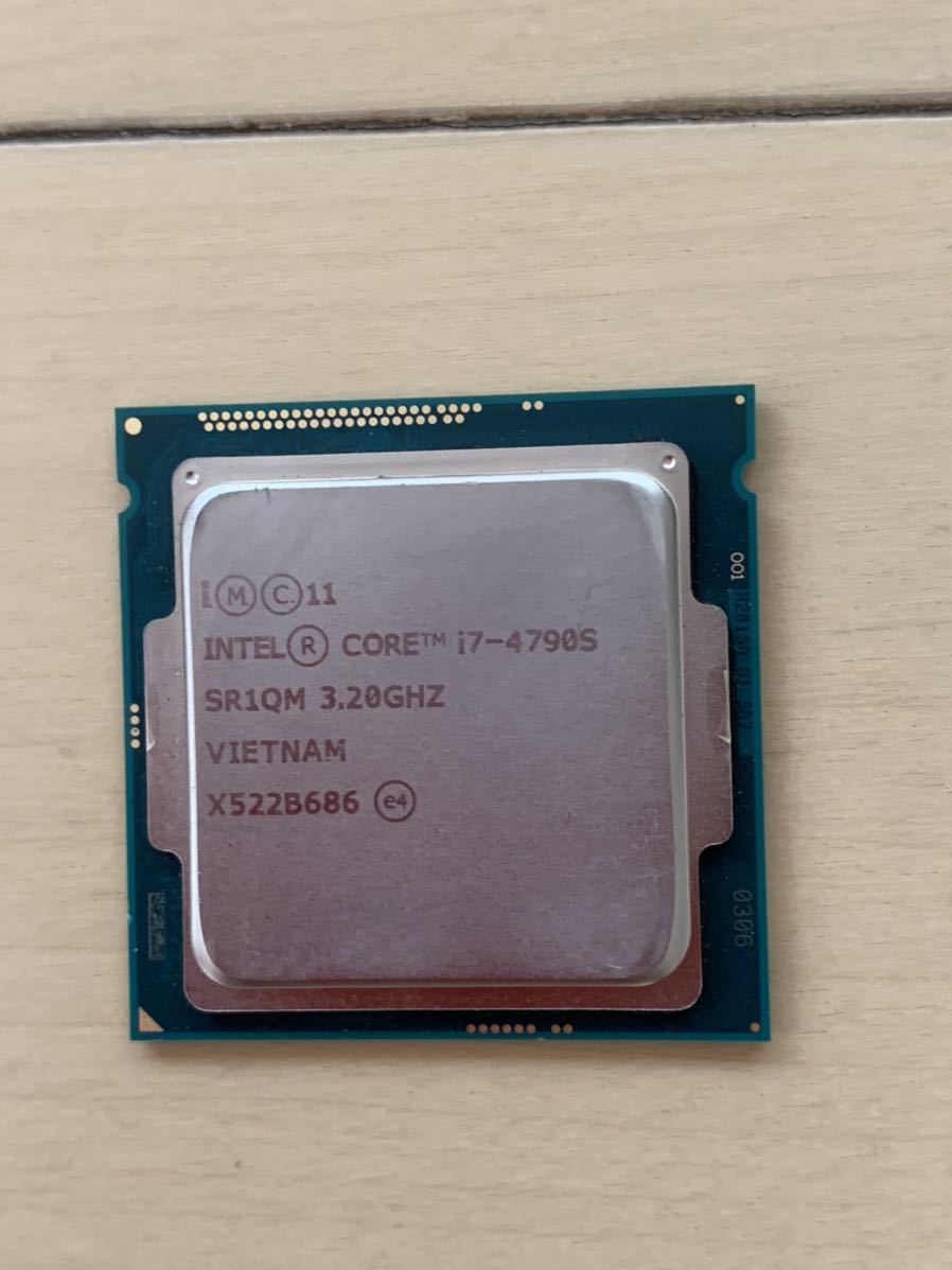 ☆26A☆作動品 ☆CPU Intel Core i7 4790S 3.2GHz PCパーツ インテル