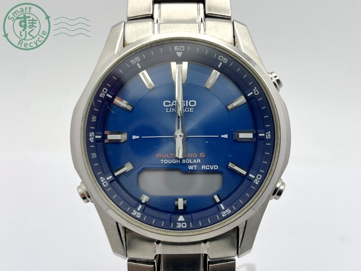 ◇カシオ LINEAGE ワールドタイム 電波ソーラー 男性用 [LIW-T110 