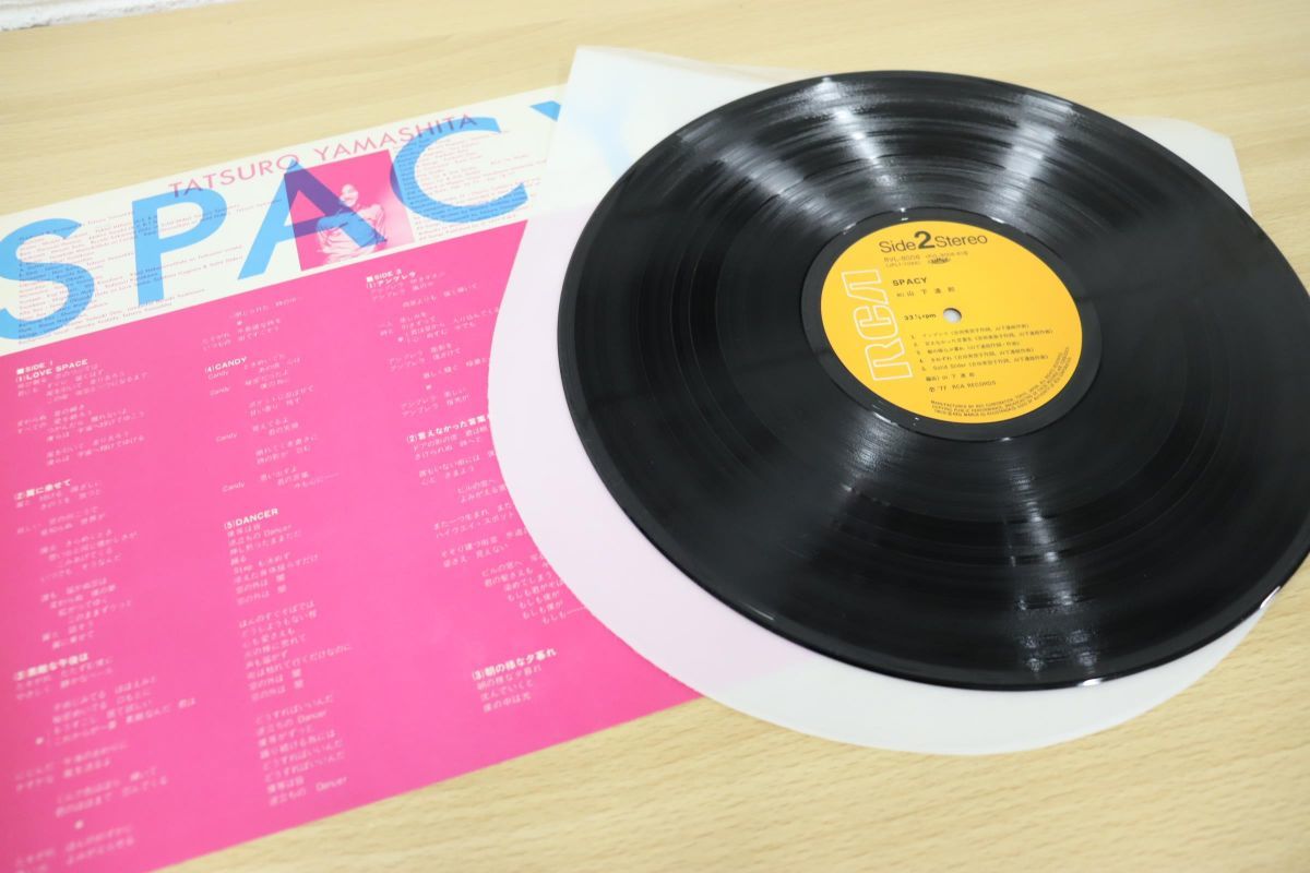 △01)山下達郎/Spacy/スペイシー/RVL-8006/LPレコード/シティポップ 