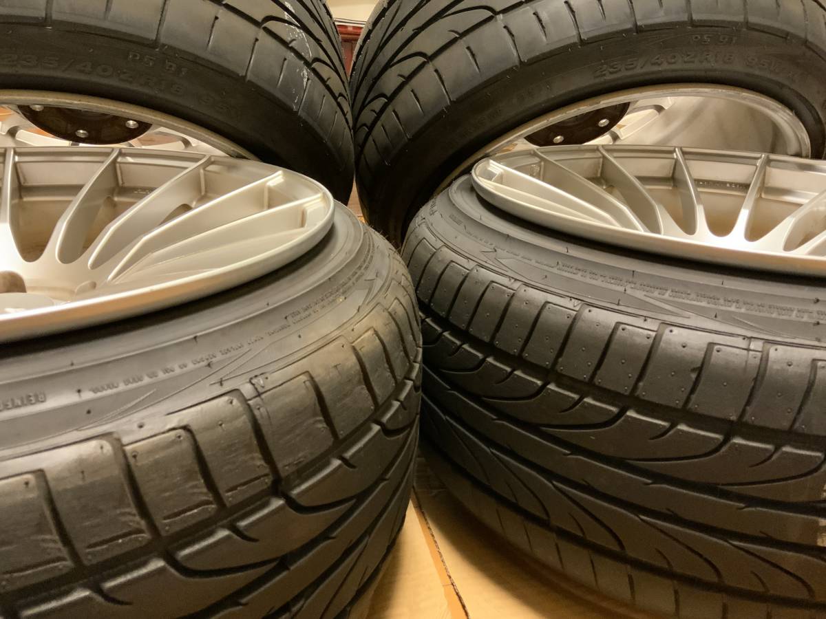 ENKEI RS05RR 10.5j+35 ディープテーパー 4本同サイズ タイヤ225/40 2 