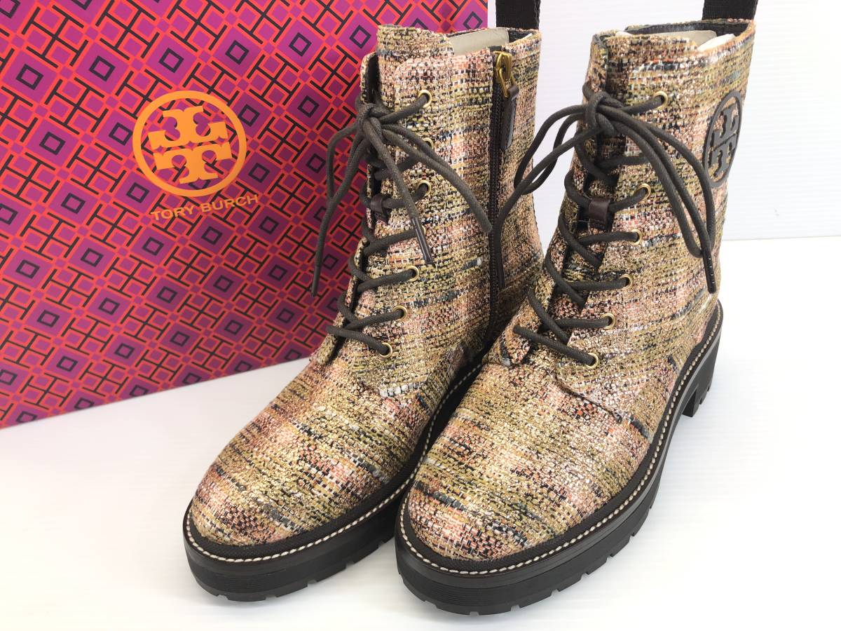 ☆未使用品 TORYBURCH トリーバーチ ショートブーツ 76432 SIZE:7 24cm ブーツ☆