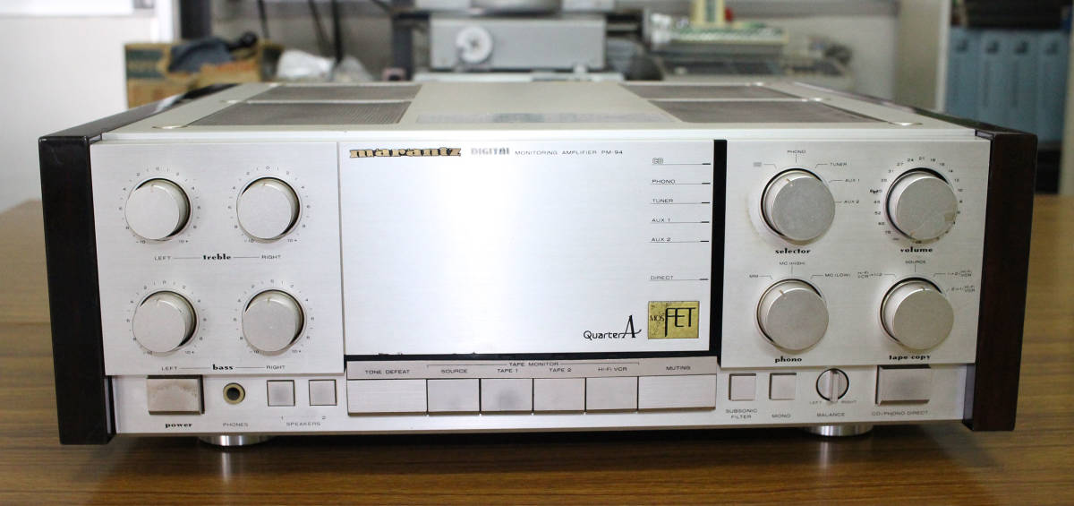 【人気定番，新作】 marantz マランツ ステレオ プリメインアンプ PM-94 ジャンク品 キズ有 品(マランツ)｜売買されたオークション情報、yahooの商品情報をアーカイブ公開 - オークファン マランツ