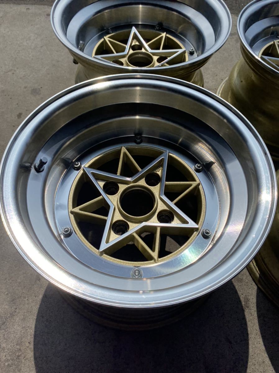 スターシャーク復刻版 14インチ PCD114.3 4穴 8J-13 9J-26 旧車 AE86 