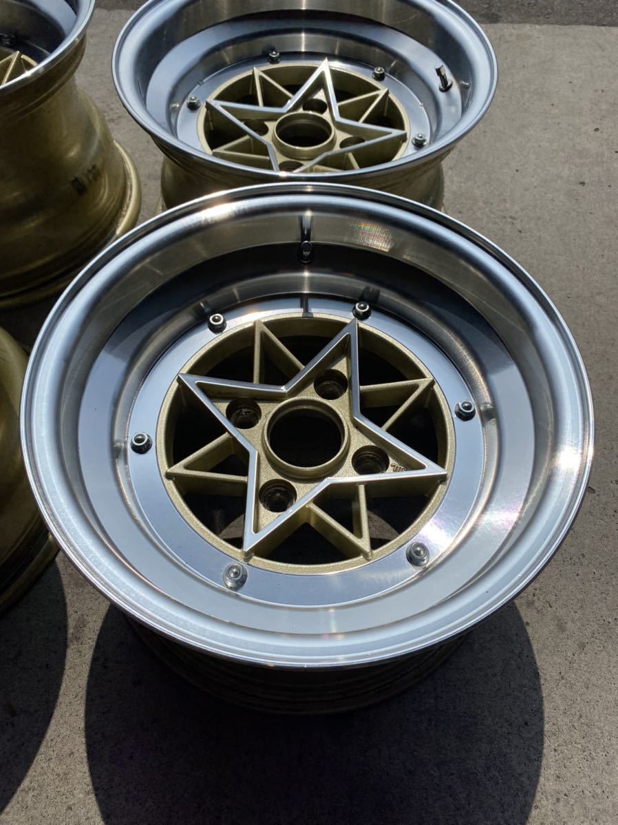 スターシャーク復刻版 14インチ PCD114.3 4穴 8J-13 9J-26 旧車 AE86 