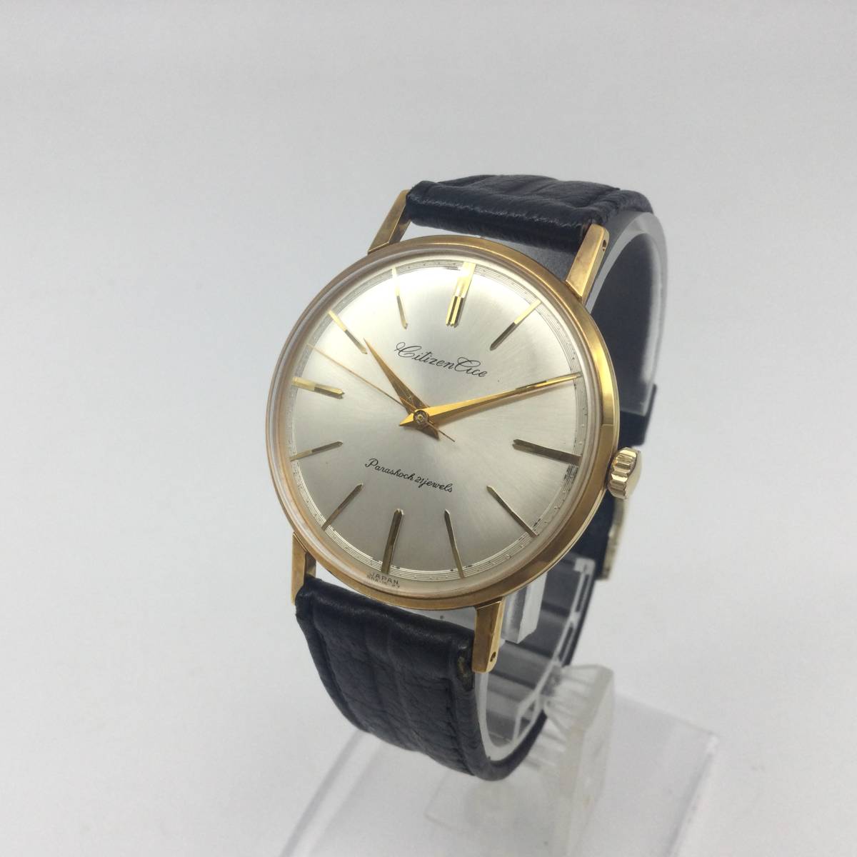【不動品】CITIZEN Ace 21石 メンズ 手巻き腕時計【当時モノ】 CITIZEN シチズン エース ACE 手巻き 23石 | シチズンエース OH済