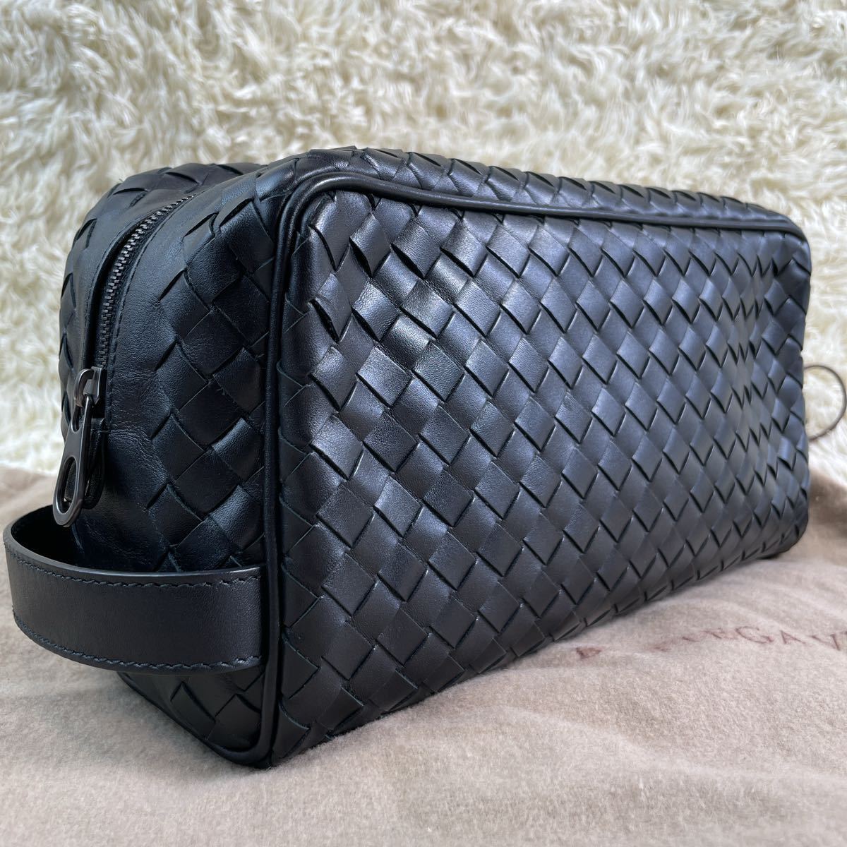 ⭕️BOTTEGA VENETA セカンドバッグ イントレチャート 黒（1円【未使用 