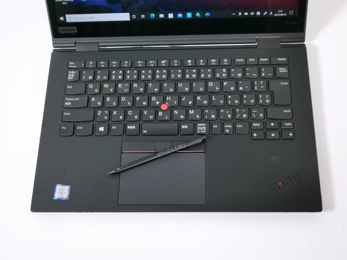 X1 &frasl; Yoga ThinkPad Lenovo | Flip Gen SSD512GB Core_i7 1.8GHz 16GB Office 14.0型 タッチパネル どうやって使うのか、マニアックな折り畳みPC「ThinkPad