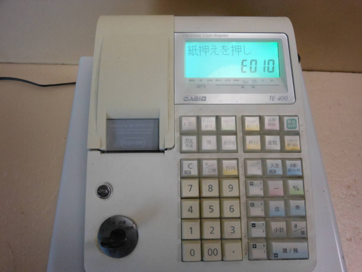 CASIO TE-400 レジスター 【公式通販】