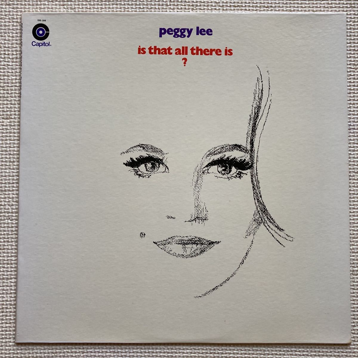&frasl; Peggy | All - Lee ペギー・リー That Is There LEE PEGGY Is? Of (SM-386 ソニー