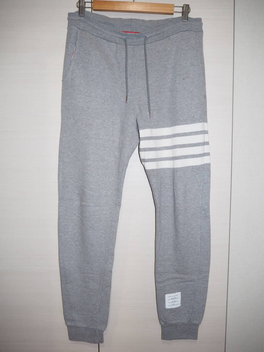 コットン Browne 4BAR | Thom スウェットパンツ THOM (THOM Browne△4BAR - オットマン BROWNE リブ BROWNE&frasl;トムブラウン_men通販 クラシックプルオーバー BAR