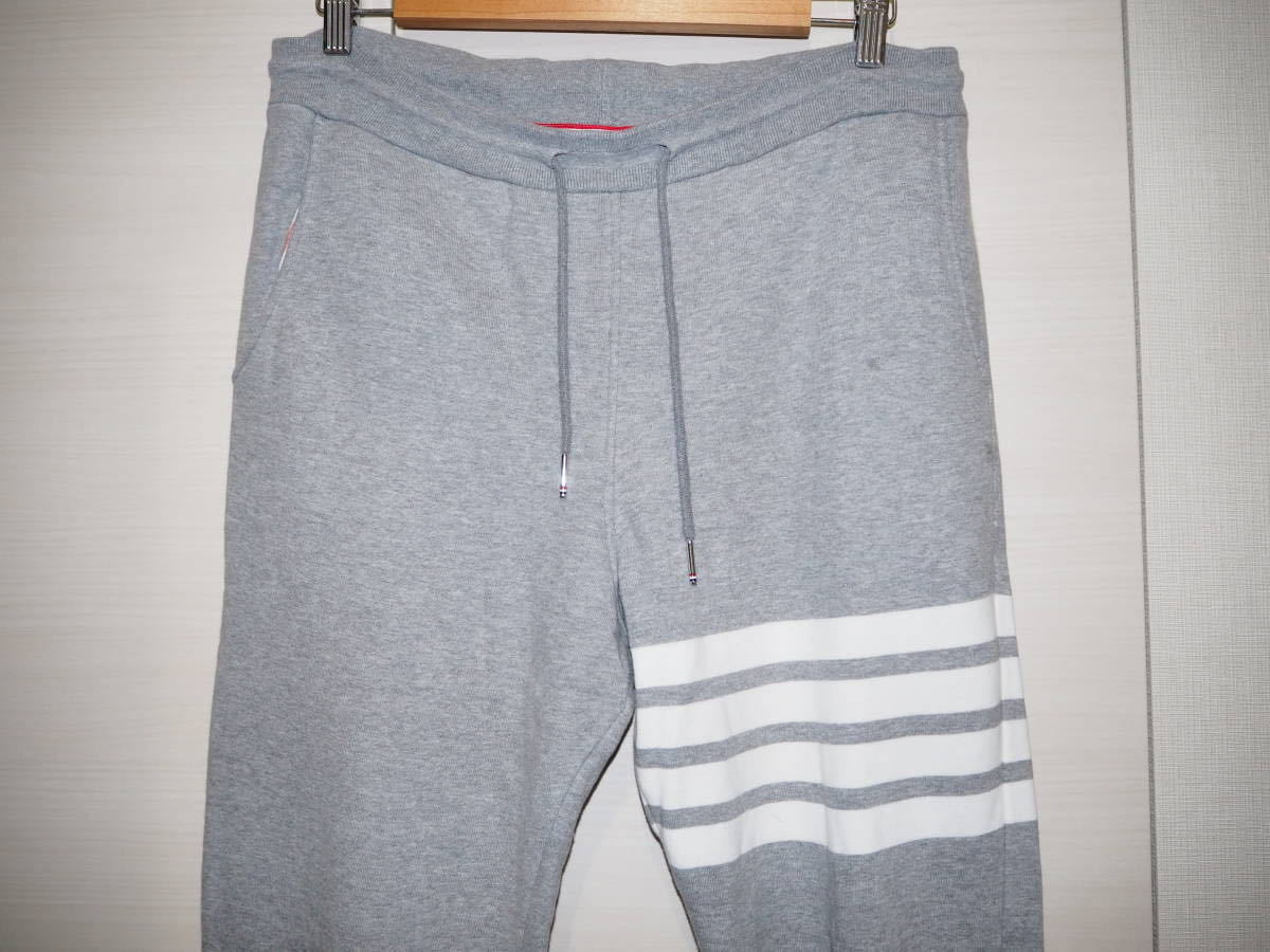 コットン Browne 4BAR | Thom スウェットパンツ THOM (THOM Browne△4BAR - オットマン BROWNE リブ BROWNE&frasl;トムブラウン_men通販 クラシックプルオーバー BAR