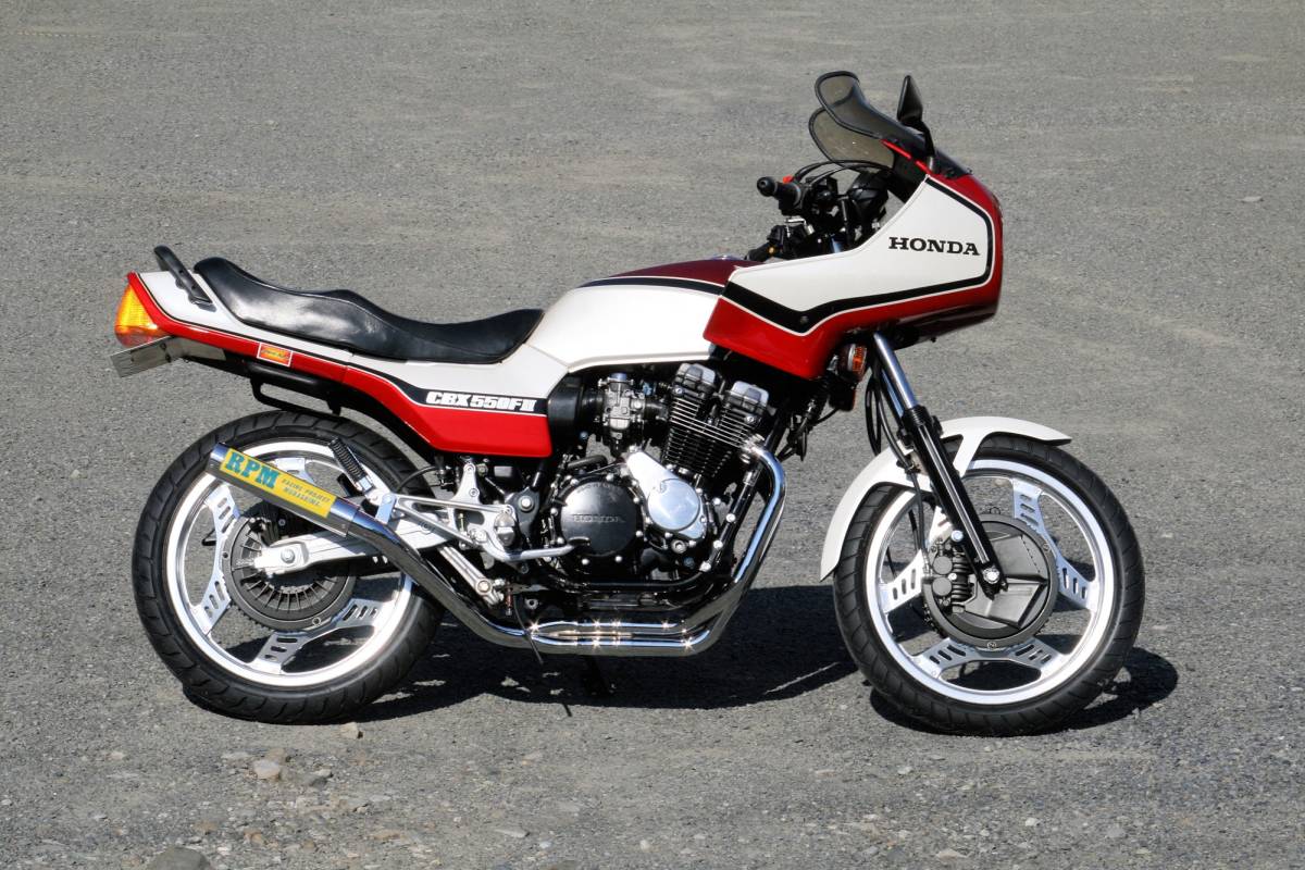 CBX550F RPM 集合マフラー ステンレスサイレンサー PC04 CBX400F NC07
