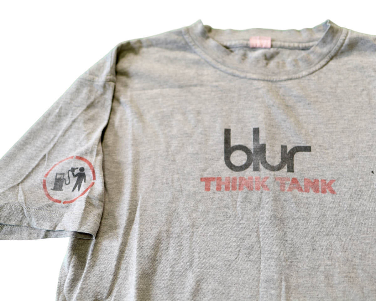 Think 0 - Banksy – Blur | Explained Tank, Rock Tank blur Japan バンクシー Tシャツ ブラーの中古品・新品