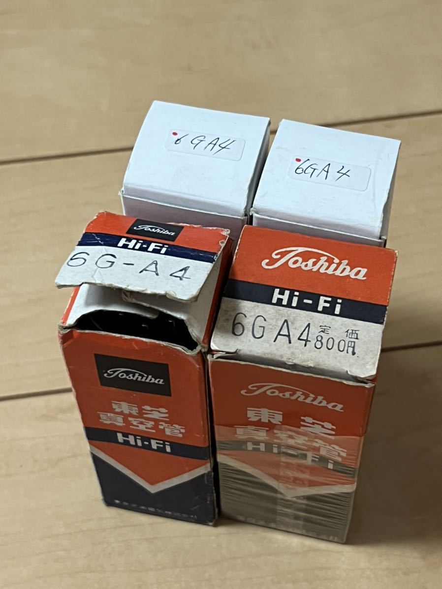 真空管 東芝 6GA4 2本セット 6GA4 6G-4A 4本 東芝 Hi-Fi 全数試験済み 良好 真空管 Yahoo