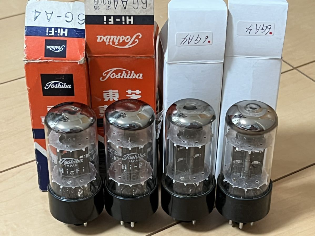 6GA4 6G-4A 4本 東芝 Hi-Fi 全数試験済み 良好 真空管 Yahoo