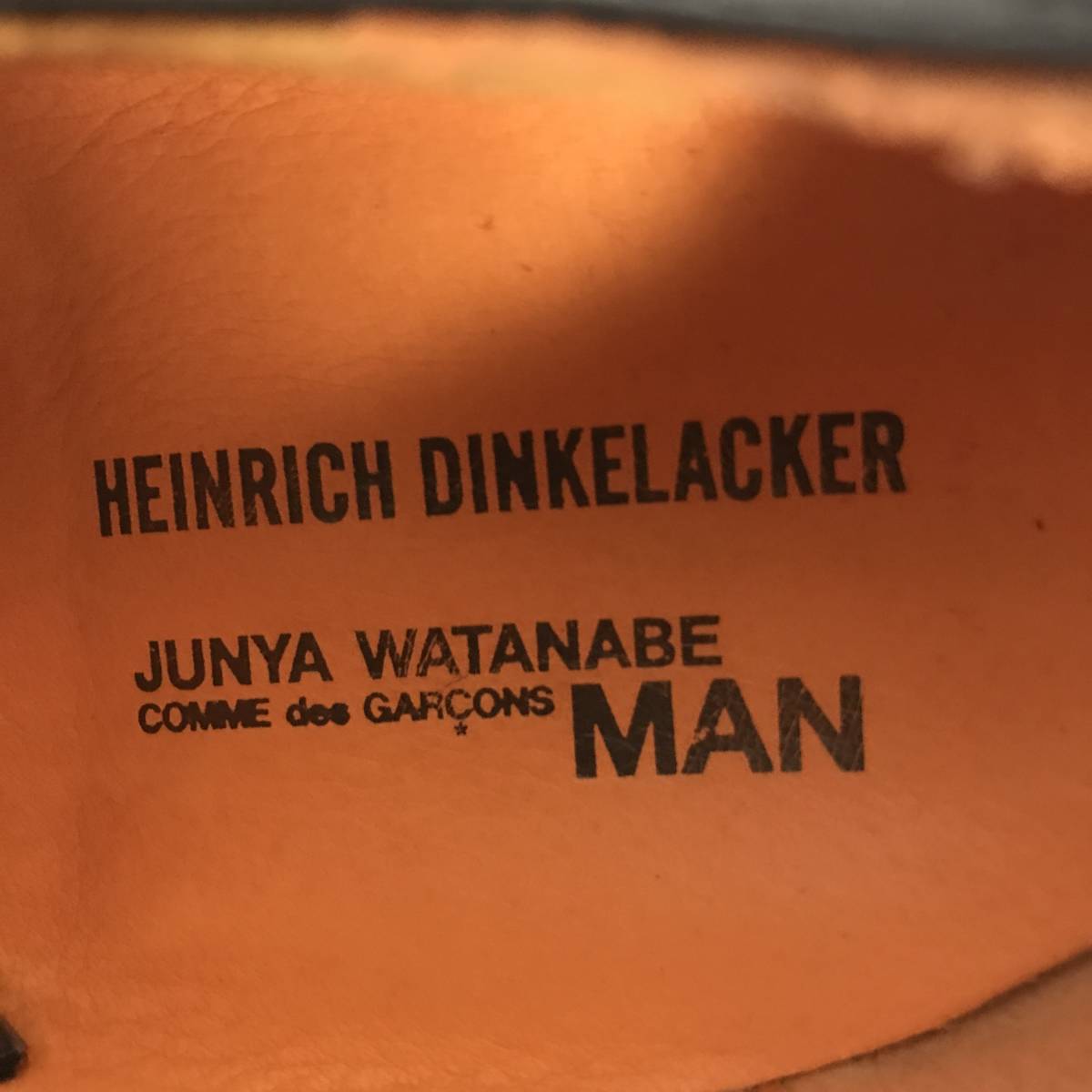 Heinrich Dinkelacker Junya Watanabe - – MAN x Black Shoes WATANABE JUNYA shoes boat leather Men's