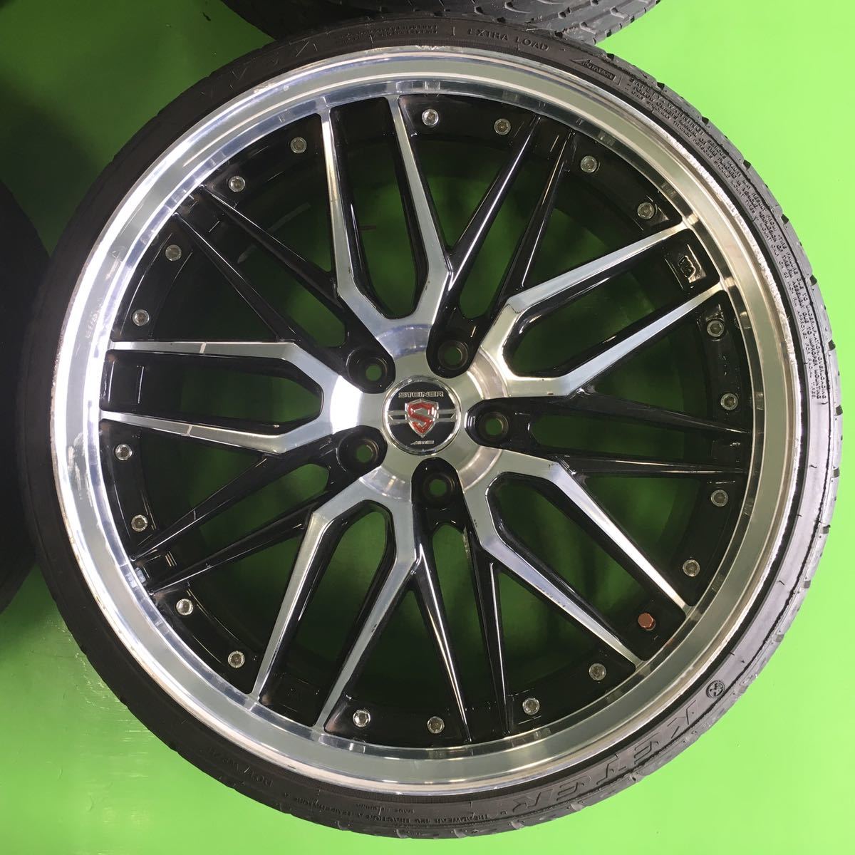 NA499 中古 AME STEINER エーエムイー シュタイナー ホイール 20×8.5J 