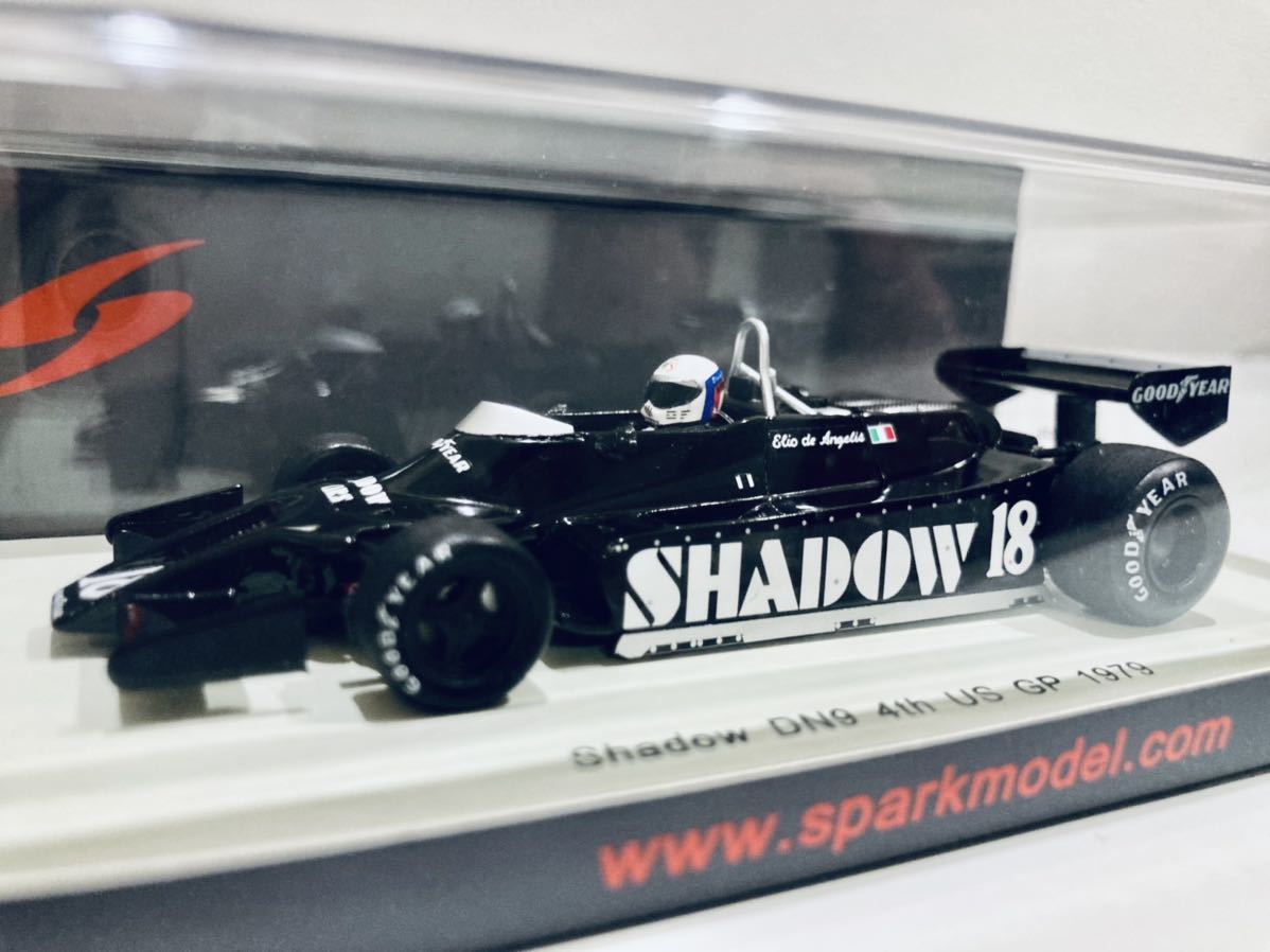 HOT，新品 1/43 Spark シャドウ DN9 E.デ.アンジェリス 4th US GP 1979(レーシングカー)｜売買されたオークション情報、yahooの商品情報をアーカイブ公開 - オークファン レーシングカー
