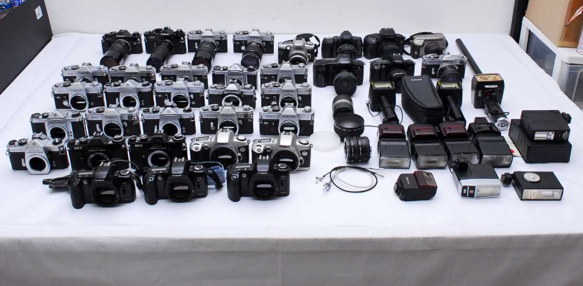 ☆59個以上 まとめ売り☆ CANON /MINOLTA /PENTAX 【一眼レフ34台