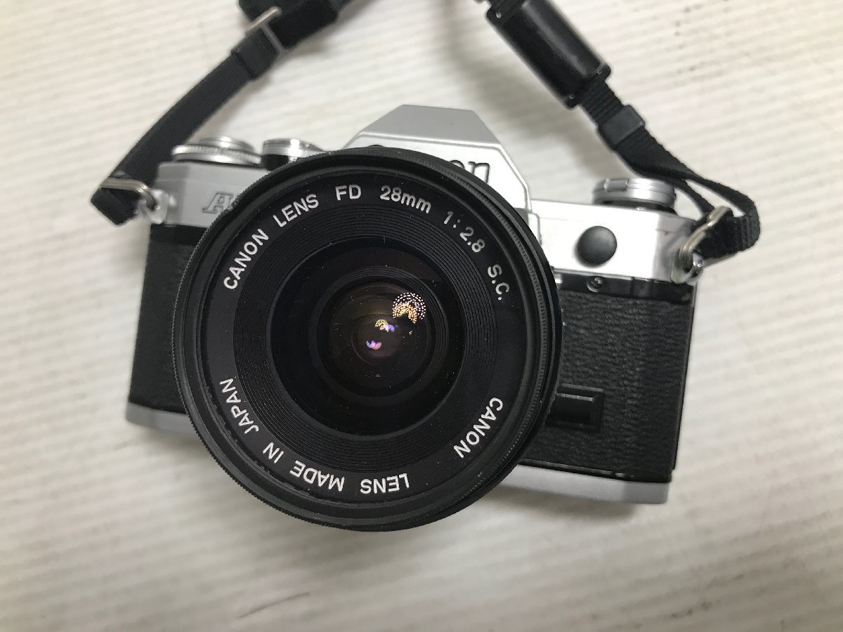 Canon AE-1 □ 一眼レフカメラ FD PROGRAM キヤノン CANON S.C. ◎03 中古(キヤノン) フィルム F3.5 50mm 28mm AE-1｜ナニワグループオンライン｜2221050059871