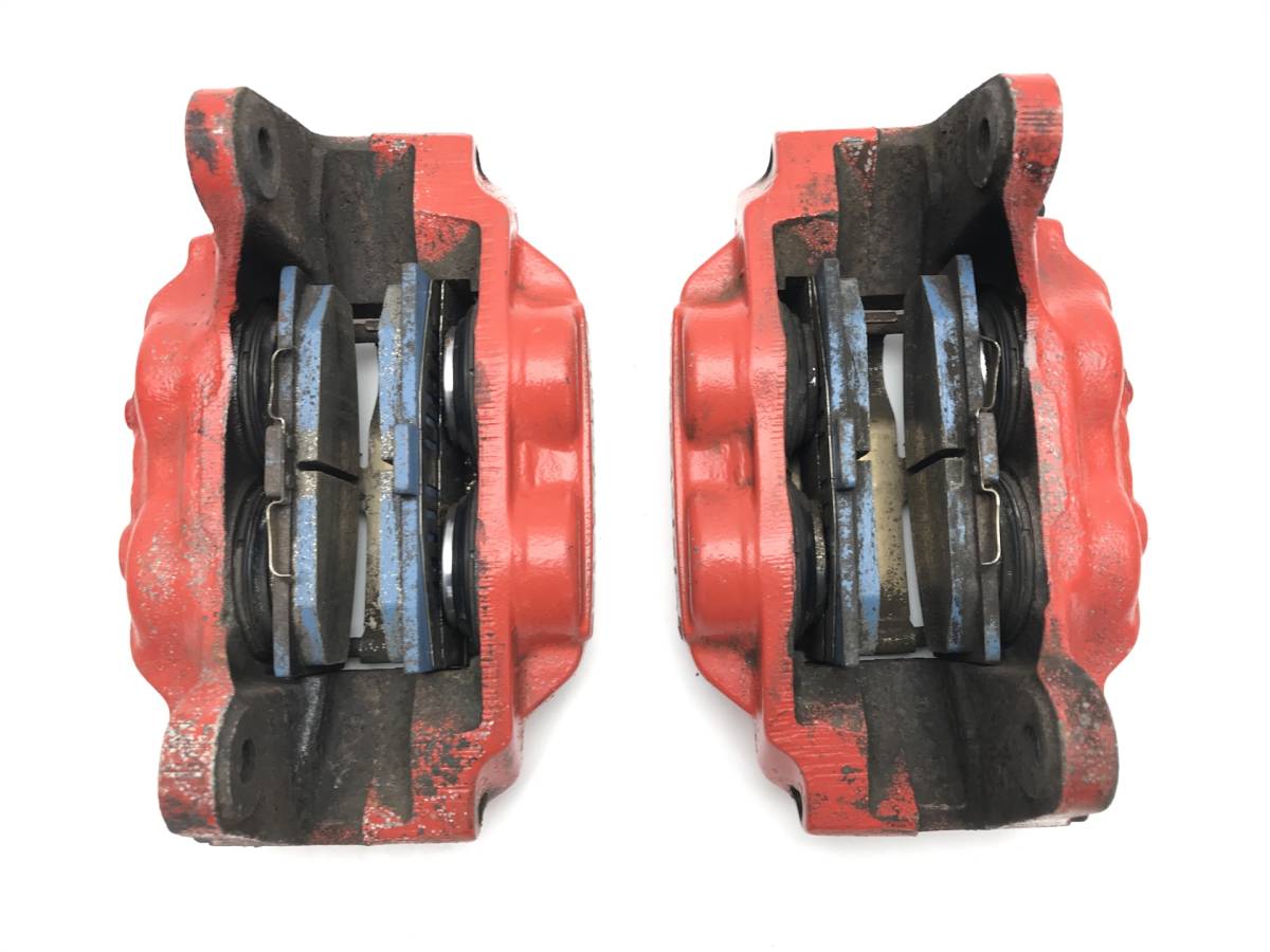 スバル 赤 キャリパー 4POT 純正 スバル車用 フロント 対向 4ポット