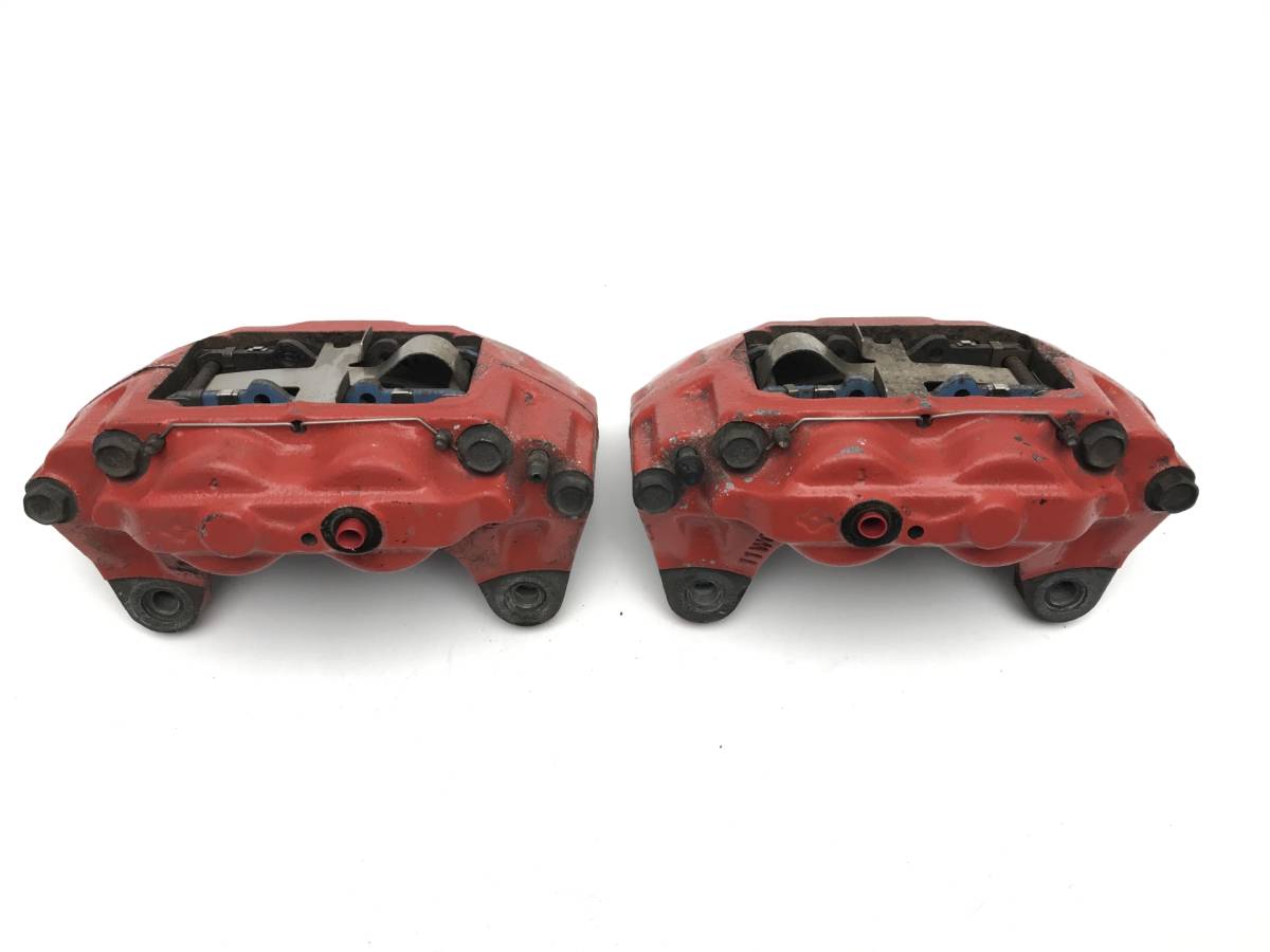 スバル 赤 キャリパー 4POT 純正 スバル車用 フロント 対向 4ポット
