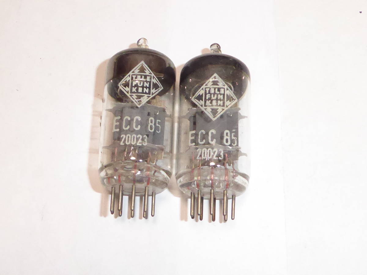 【新作登場，豊富な】 その40 テレフンケン製 ECC85 6AQ8 2本 真空管 動作未確認 TELEFUNKEN(真空管)｜売買されたオークション情報、yahooの商品情報をアーカイブ公開 - オークファン 真空管