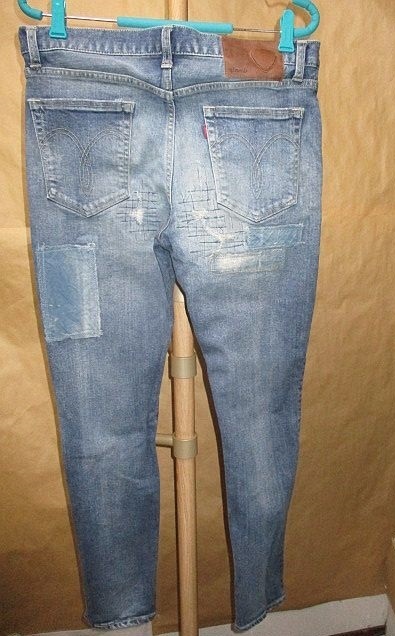 glamb グラム Reading skinny denim 刺し子 パッチワーク スキニー