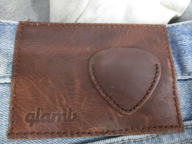 glamb グラム Reading skinny denim 刺し子 パッチワーク スキニー