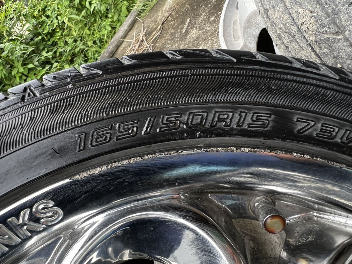 ジュエルハート PIAA 15インチ 5j オフセット45 4本セット 165  