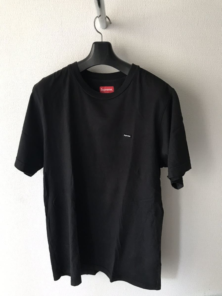 スモールボックスロゴ supreme 黒 tシャツ supreme small box logo tee