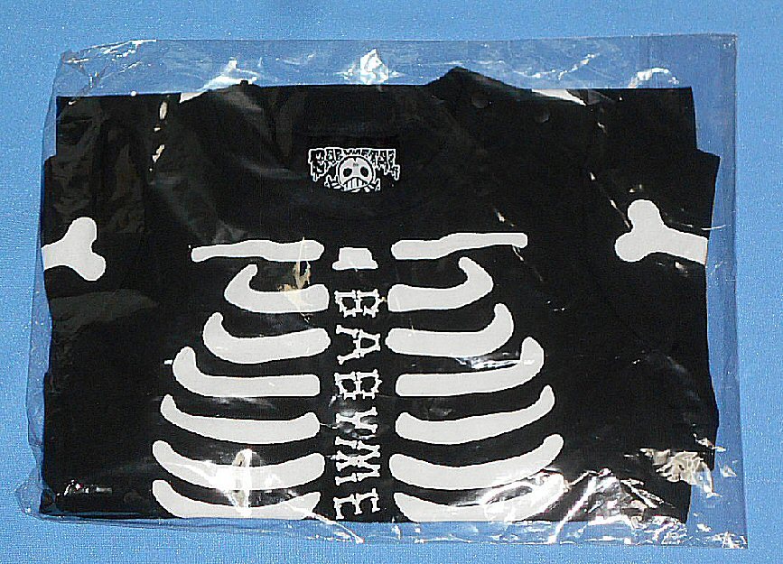 【品質保証，爆買い】 K985/ベビーメタル BABYMETAL 骨ロンパース 子供用 KIDS:80サイズ(Tシャツ)｜売買されたオークション情報、yahooの商品情報をアーカイブ公開 - オークファン Tシャツ