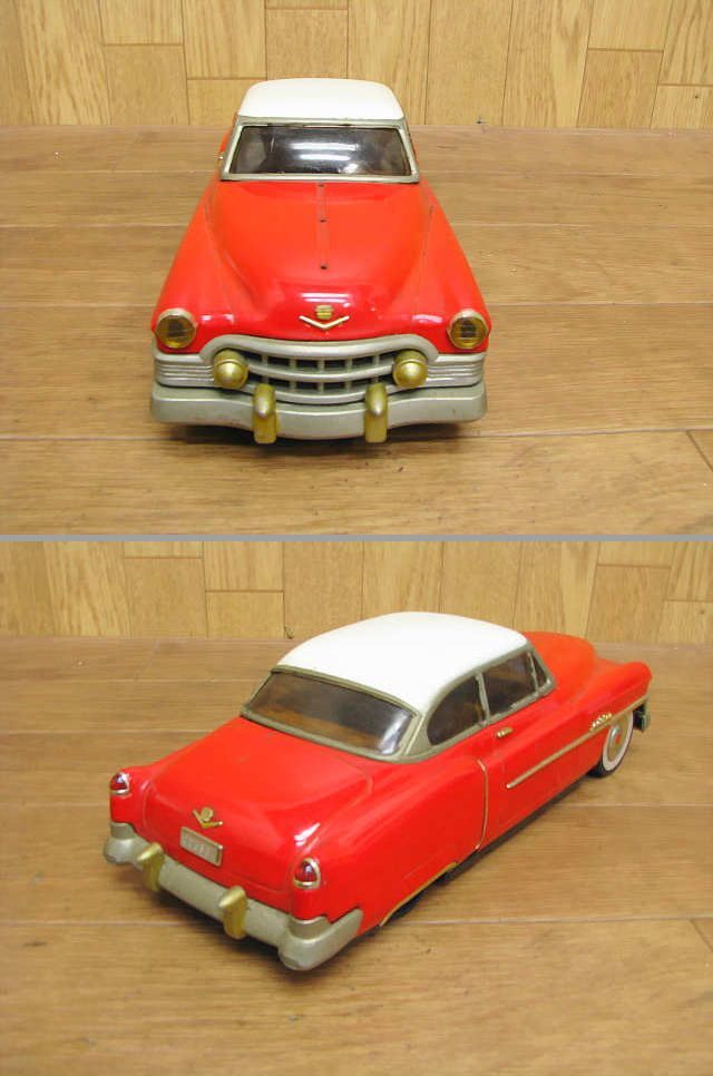 当時物ブリキ郵便トラック フリクション2台セット