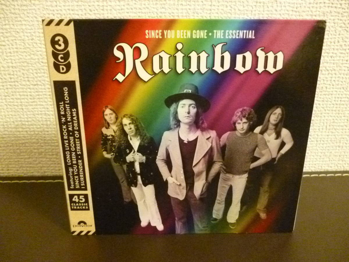 格安，正規品 輸入盤 3CD RAINBOW / SINCE YOU BEEN GONE THE ESSENTIAL RAINBOW レインボー リッチーブラックモア(Rainbow)｜売買されたオークション情報、yahooの商品情報をアーカイブ公開 - オークファン Rainbow