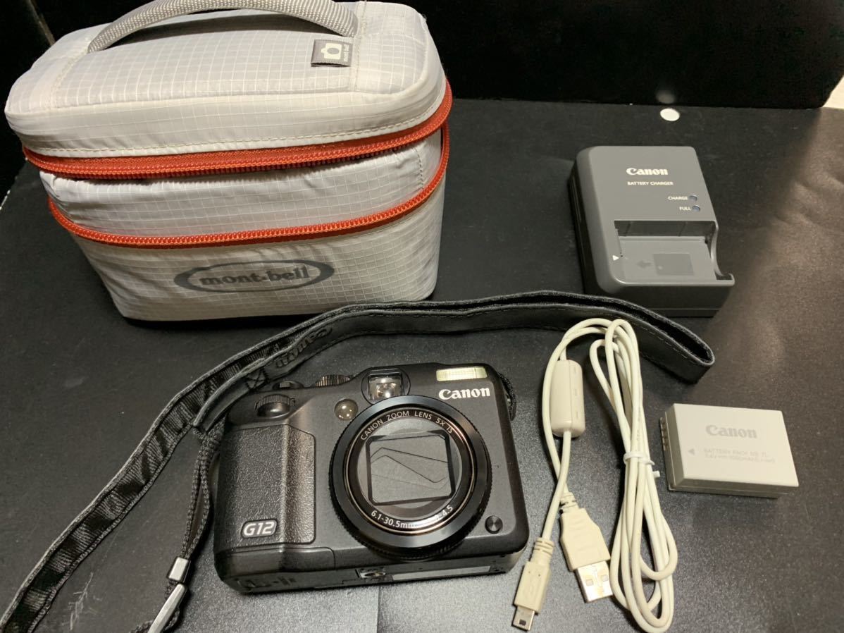 canon PowerShot G12 mont-bellケース付き Canon G12 PowerShot canon